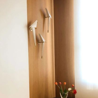 Orr Modern Unusual Bird PC Metal Wall Light Bedroom Study Living Room
