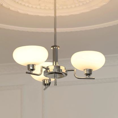 Valentina Vintage Antique Metal Glass Chandelier Living Dining Room