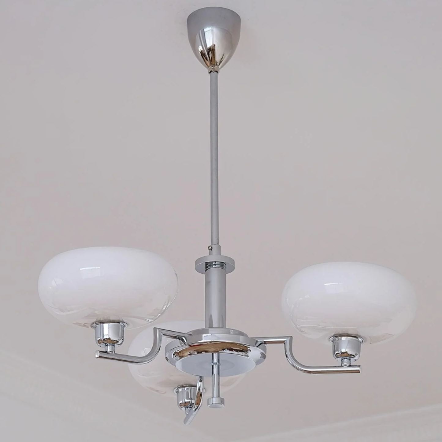 Valentina Vintage Antique Metal Glass Chandelier Living Dining Room