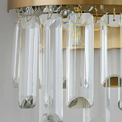 Herbert Classical Urban Crystal  Metal Wall Lamp Bedroom  Dining Room
