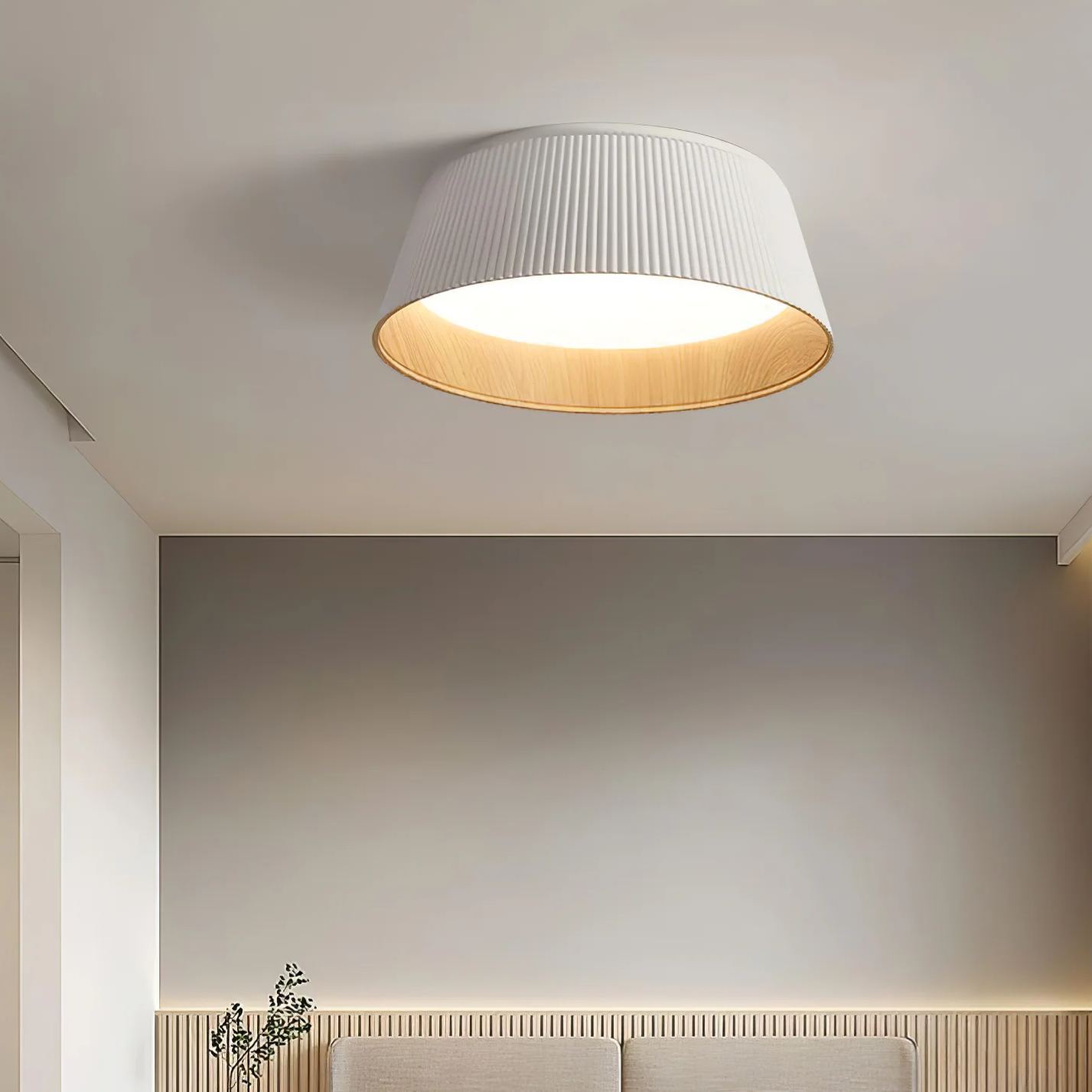 Ozawa Modern Minimalism Round Metal Ceiling Light Bedroom Hallway