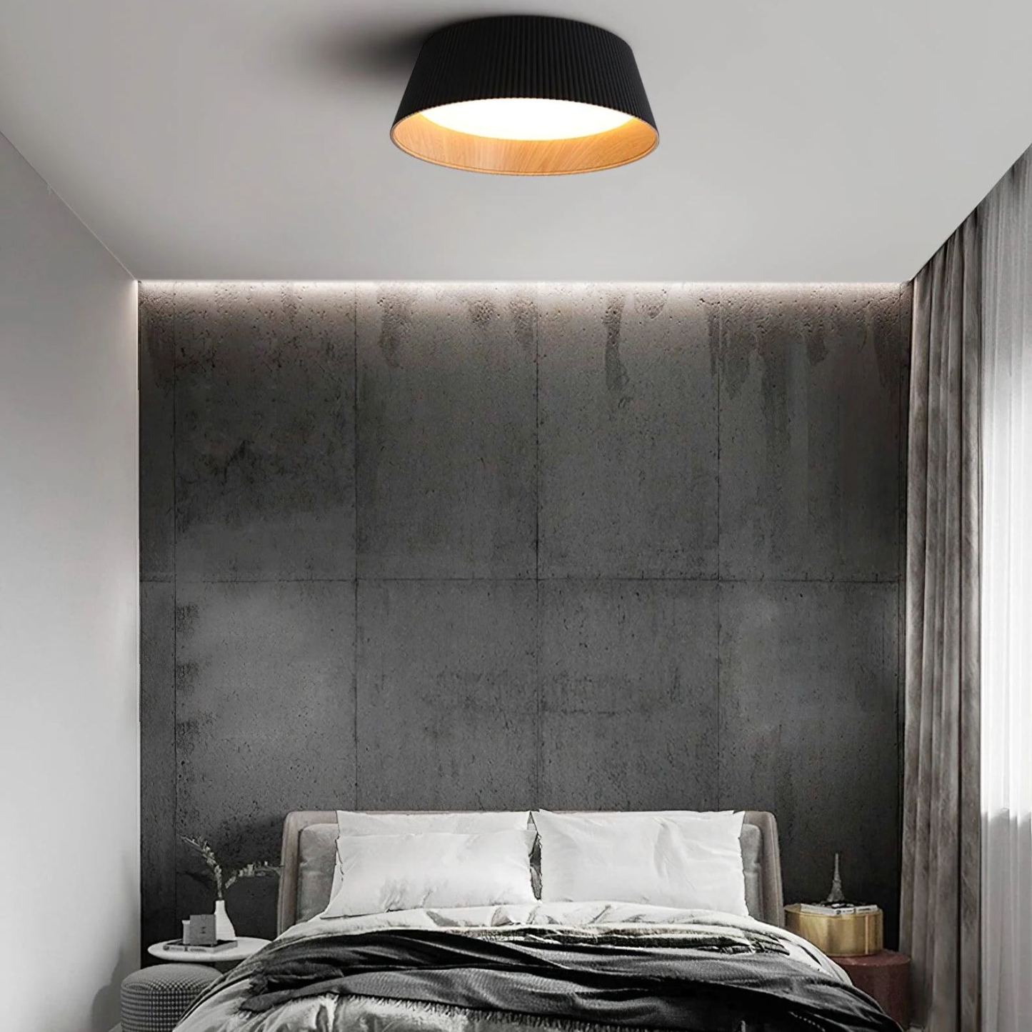 Ozawa Modern Minimalism Round Metal Ceiling Light Bedroom Hallway