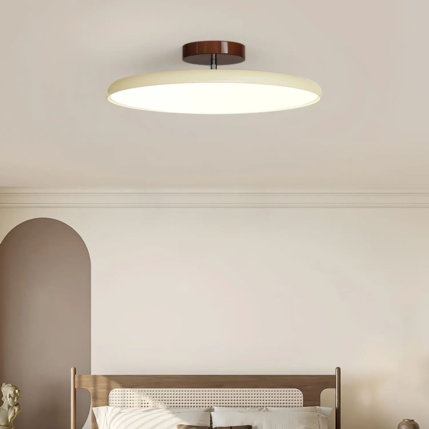 Hailie Minimalism Metal Acrylic Ceiling Lamp Bedroom Living Room