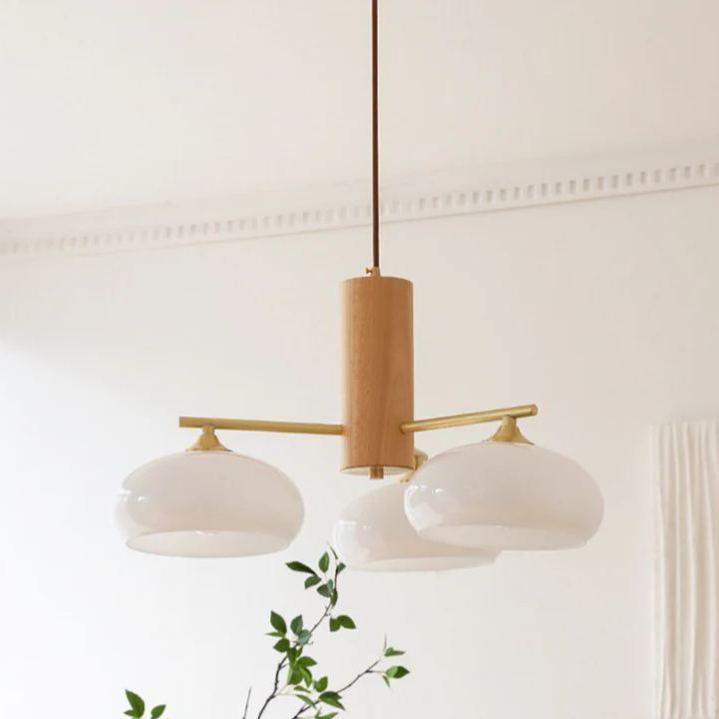 Valentina Modern Metal Glass Elliptical Pendant Light Shades Living Dining Room