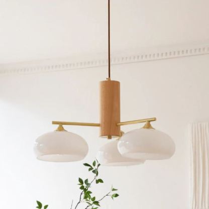 Valentina Modern Metal Glass Elliptical Pendant Light Shades Living Dining Room