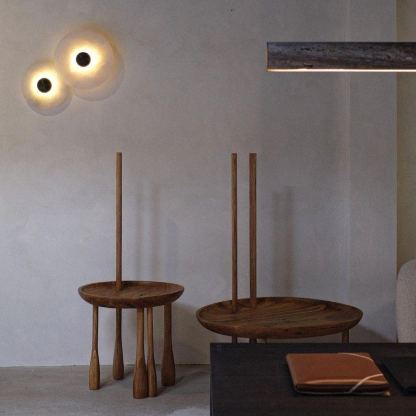 Jade Modern Metal Alabaster Wall Lamp Dining Room Bedroom