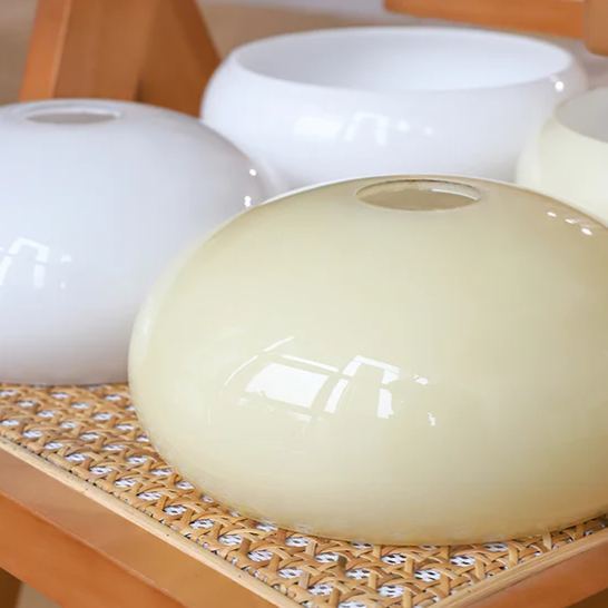 Valentina Modern Metal Glass Elliptical Pendant Light Shades Living Dining Room