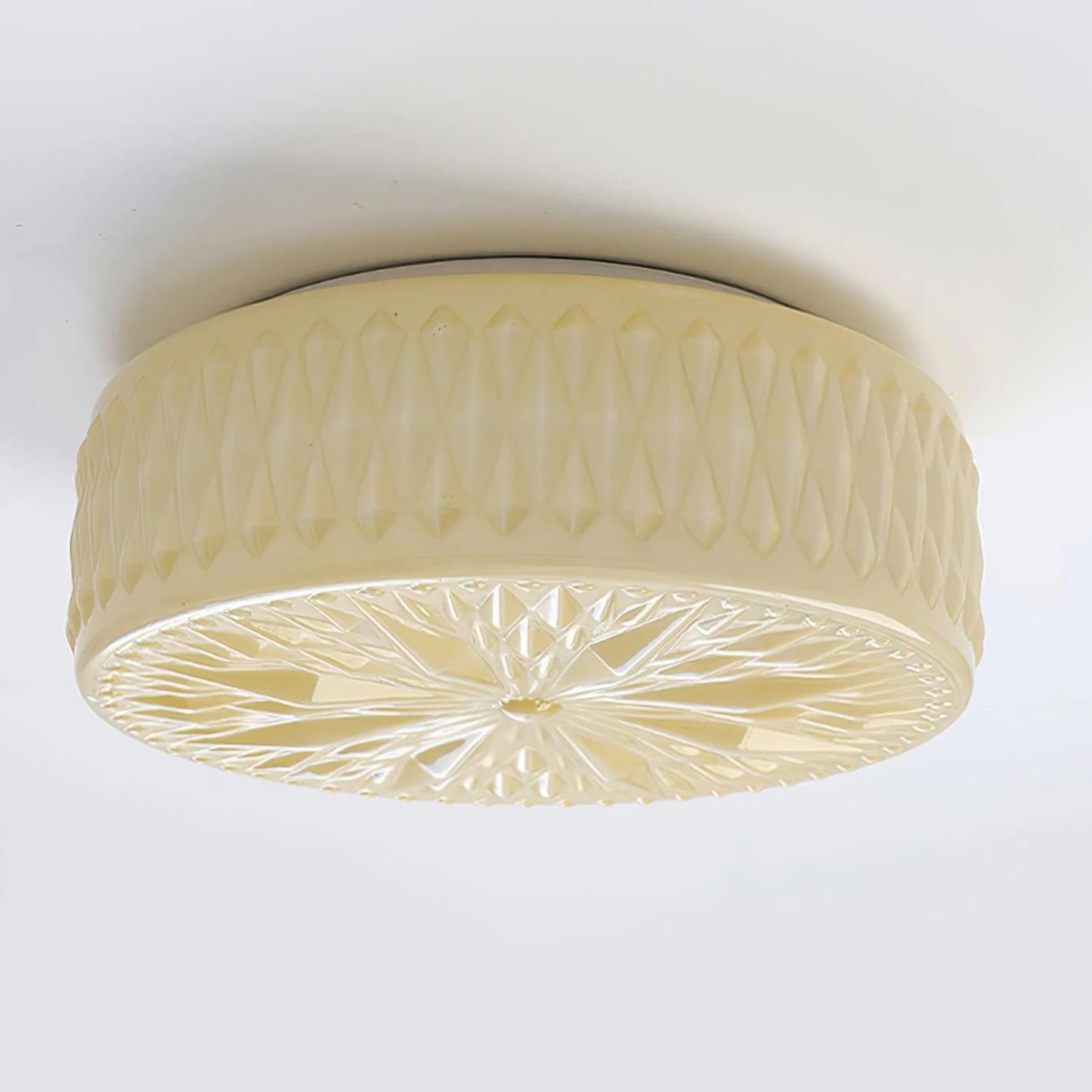 Quinn Minimalism Metal Glass Ceiling Light Bedroom Living Room