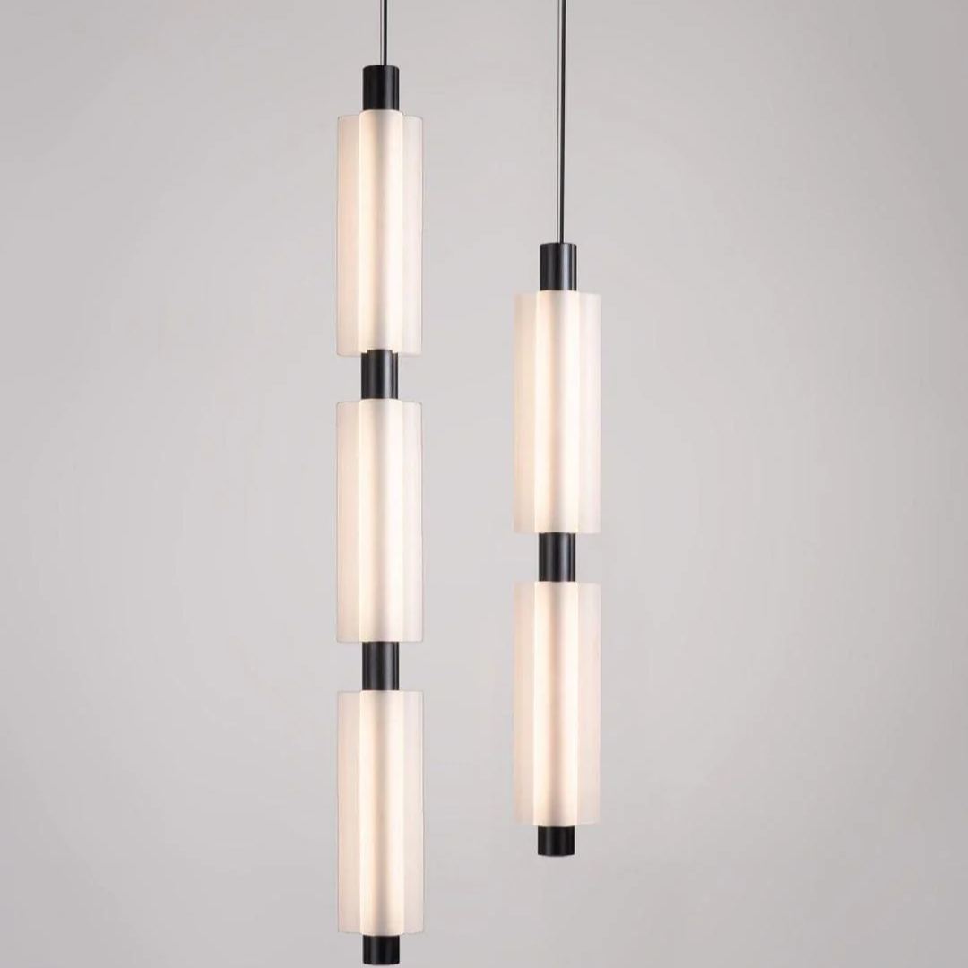 Byers Chic Square Metal Acrylic Pendant Light Bedroom Living Room