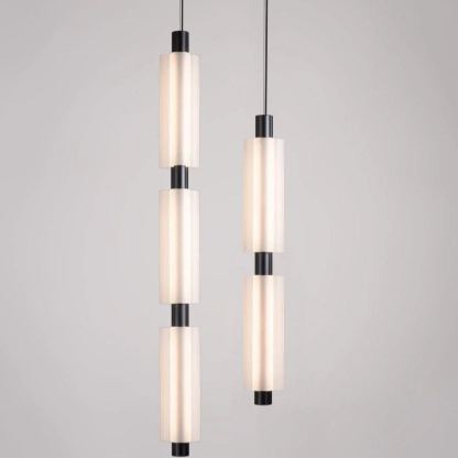 Byers Chic Square Metal Acrylic Pendant Light Bedroom Living Room