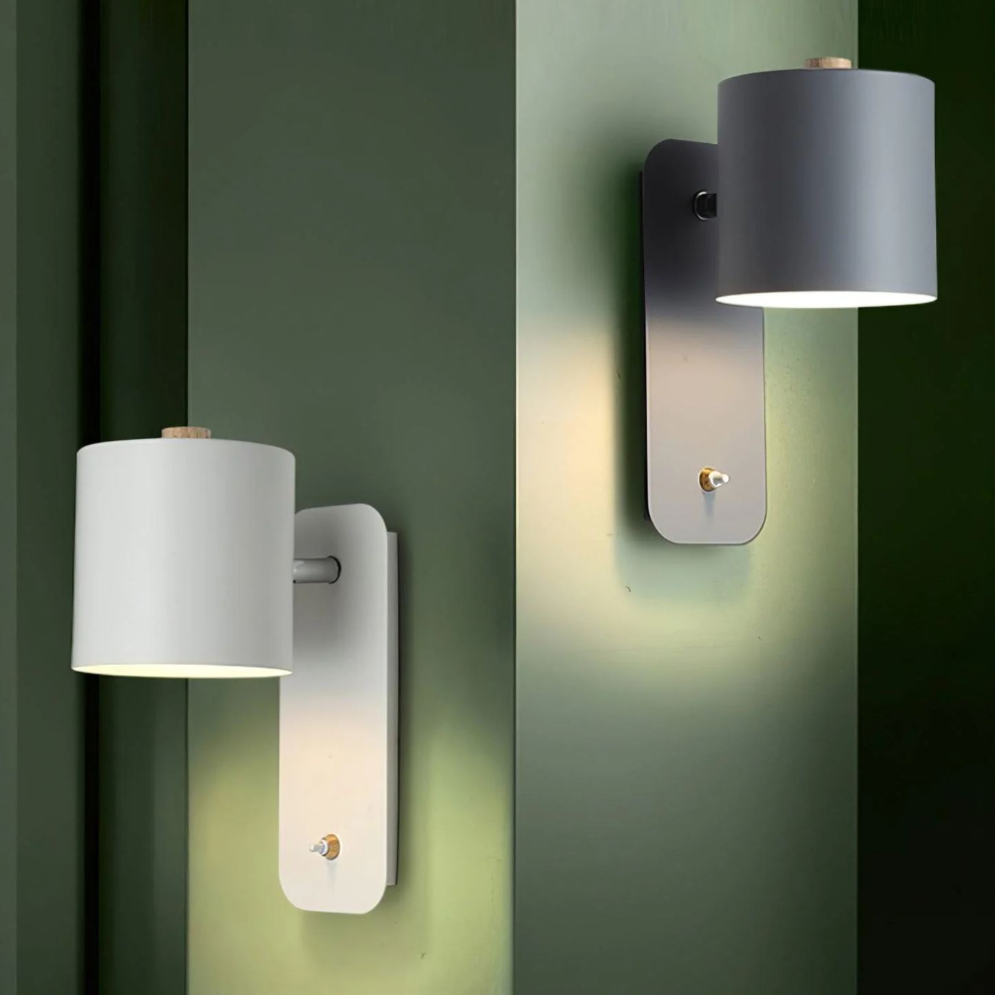 Edge Modern Minimalism Metal Wall Light Bedroom Hallway Study Room