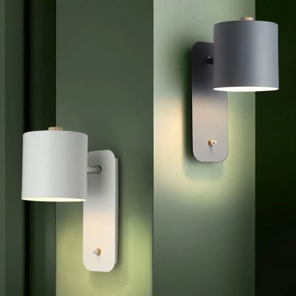 Edge Modern Minimalism Metal Wall Light Bedroom Hallway Study Room