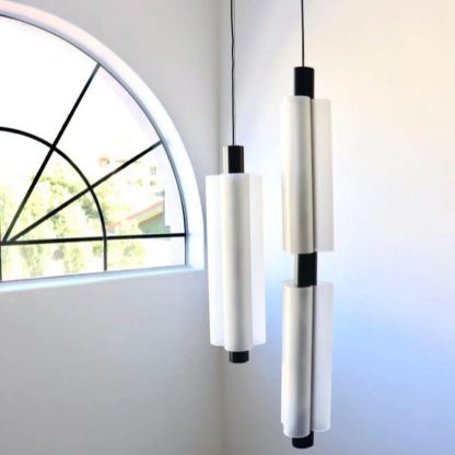 Byers Chic Square Metal Acrylic Pendant Light Bedroom Living Room