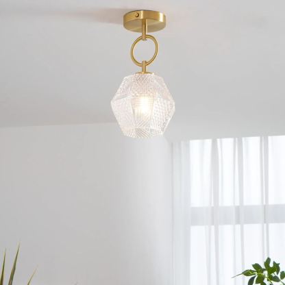 Alessio Vintage Luxury Glass Ceiling Light Shades Bedroom Hallway
