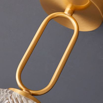 Alessio Vintage Luxury Glass Ceiling Light Shades Bedroom Hallway
