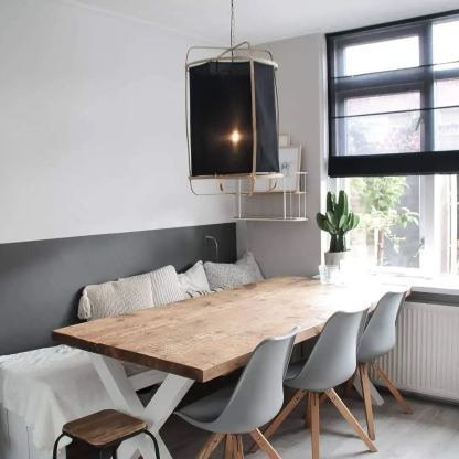 Ozawa Modern Cottage Fabric Pendant Light Shades Living Dining Room Bedroom
