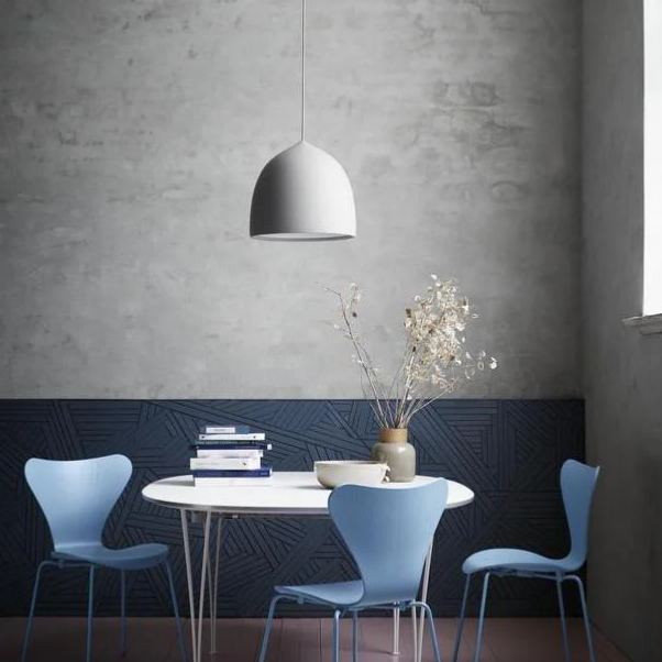 Hailie Urban Metal Polycarbonate Pendant Light Living Room Dining Room