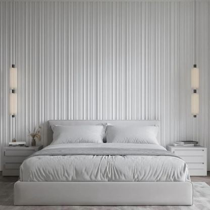 Byers Chic Square Metal Acrylic Pendant Light Bedroom Living Room