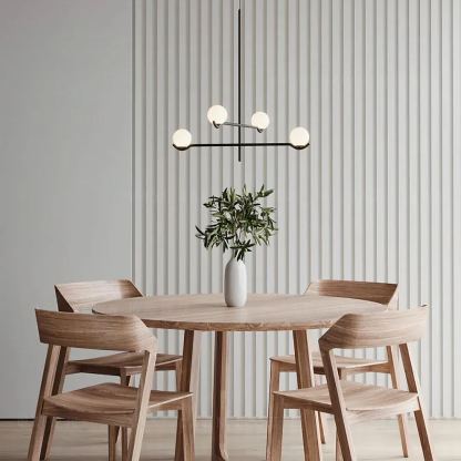Alessio Minimalism Metal Glass Pendant Light Dining Room Bedroom