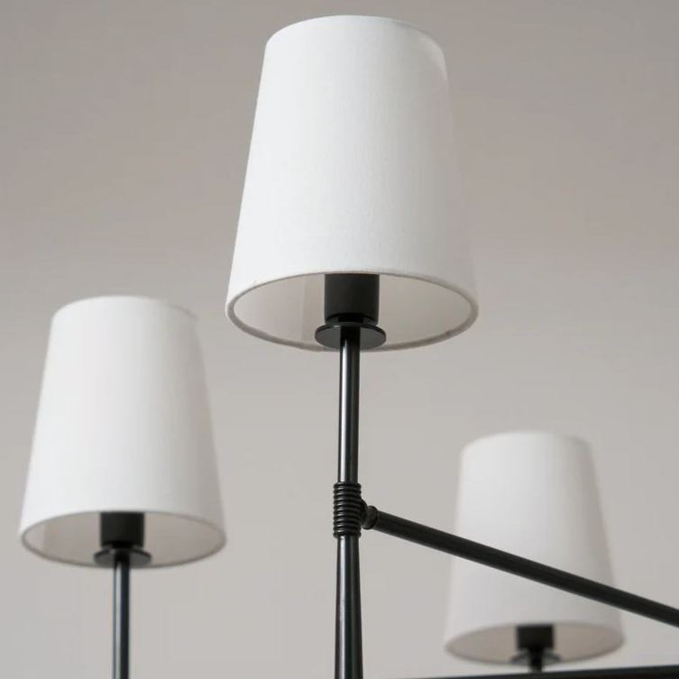 Alessio Vintage Classical Brass Fabric Pendant Light Shades Living Dining Room