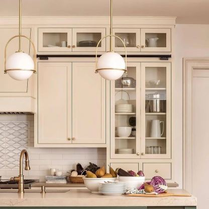 Alessio Vintage Ball Metal Brass Glass Pendant Light Living Room Dining Room