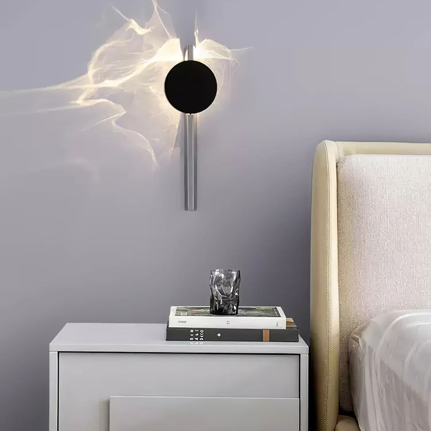 Edge Modern Creative Metal Wall Light Bedroom Hallway Living Room