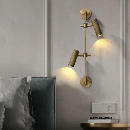 Edge Modern Industrial Metal Wall Light Bedroom Living Room