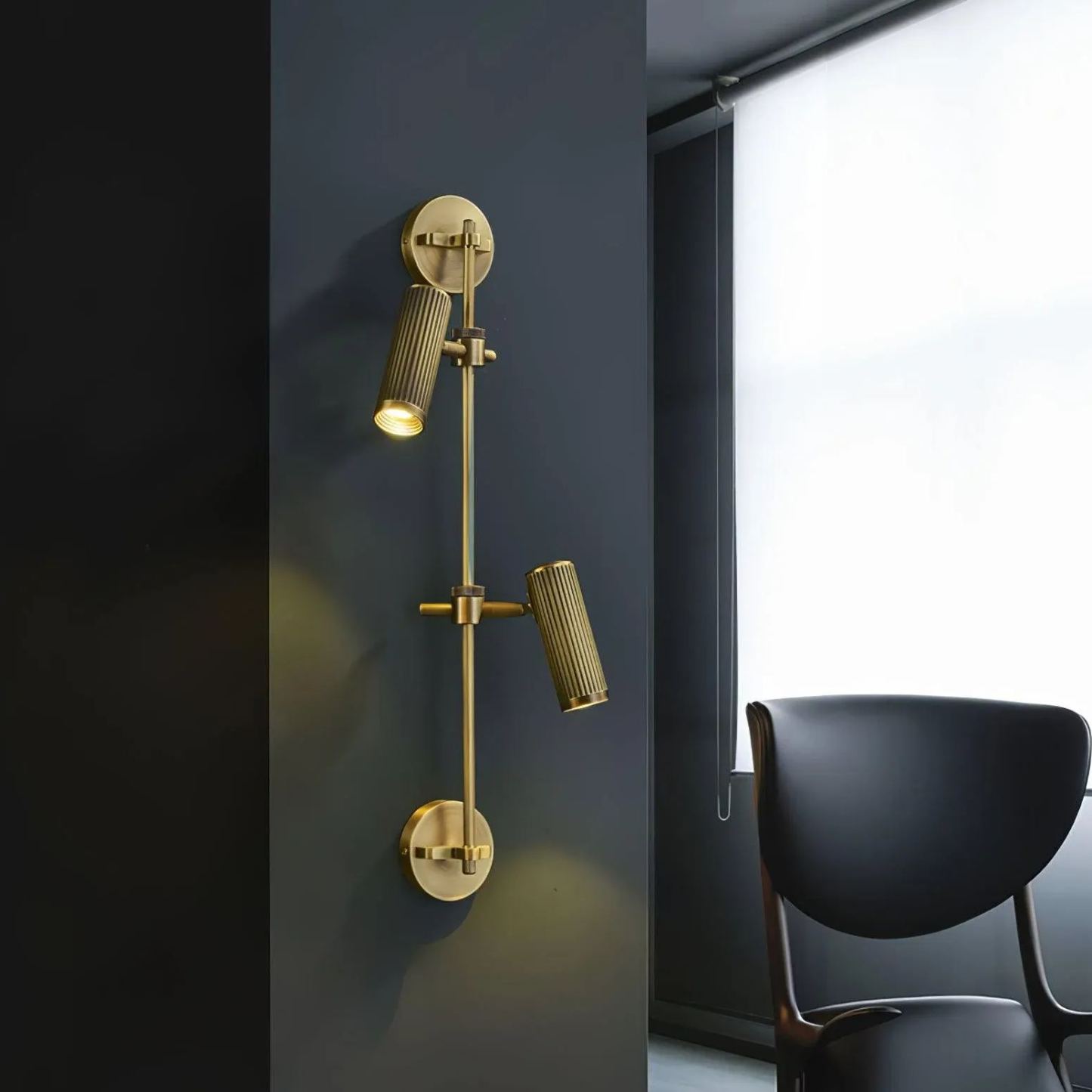 Edge Modern Industrial Metal Wall Light Bedroom Living Room