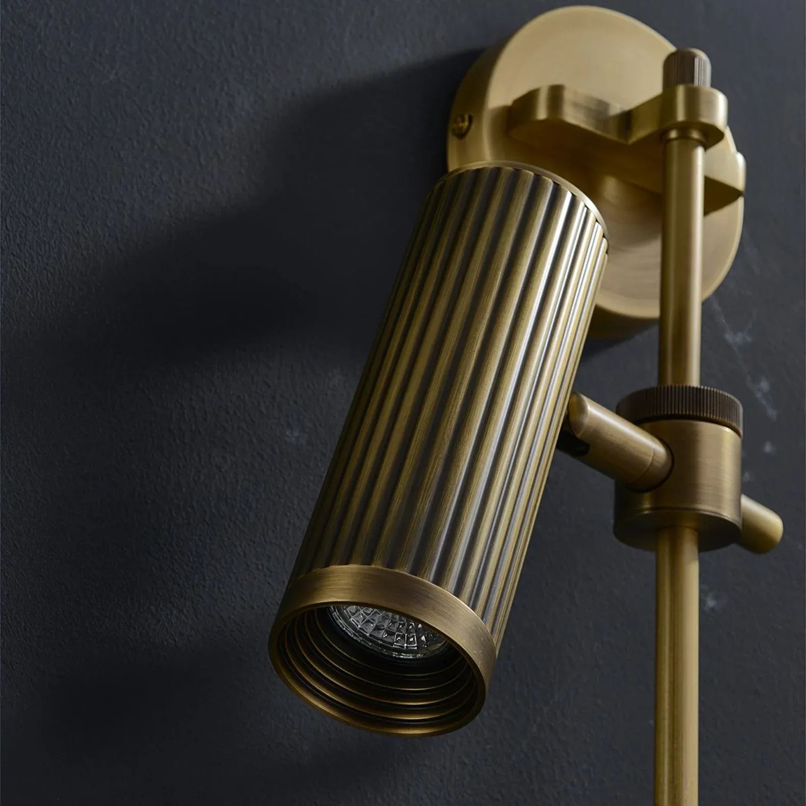 Edge Modern Industrial Metal Wall Light Bedroom Living Room