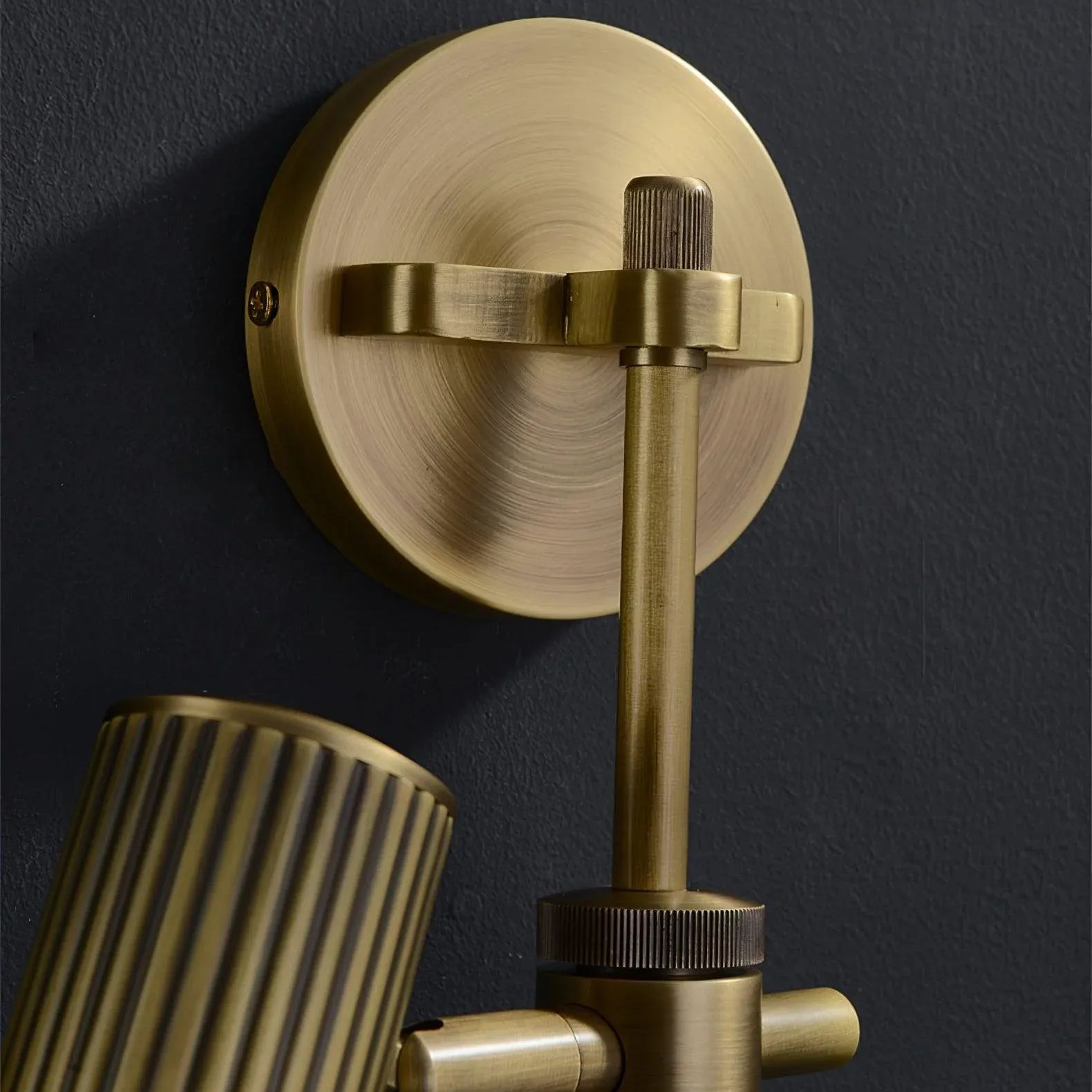 Edge Modern Industrial Metal Wall Light Bedroom Living Room