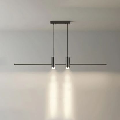 Edge Modern Unusual Long Metal Pendant Light Dining Living Room