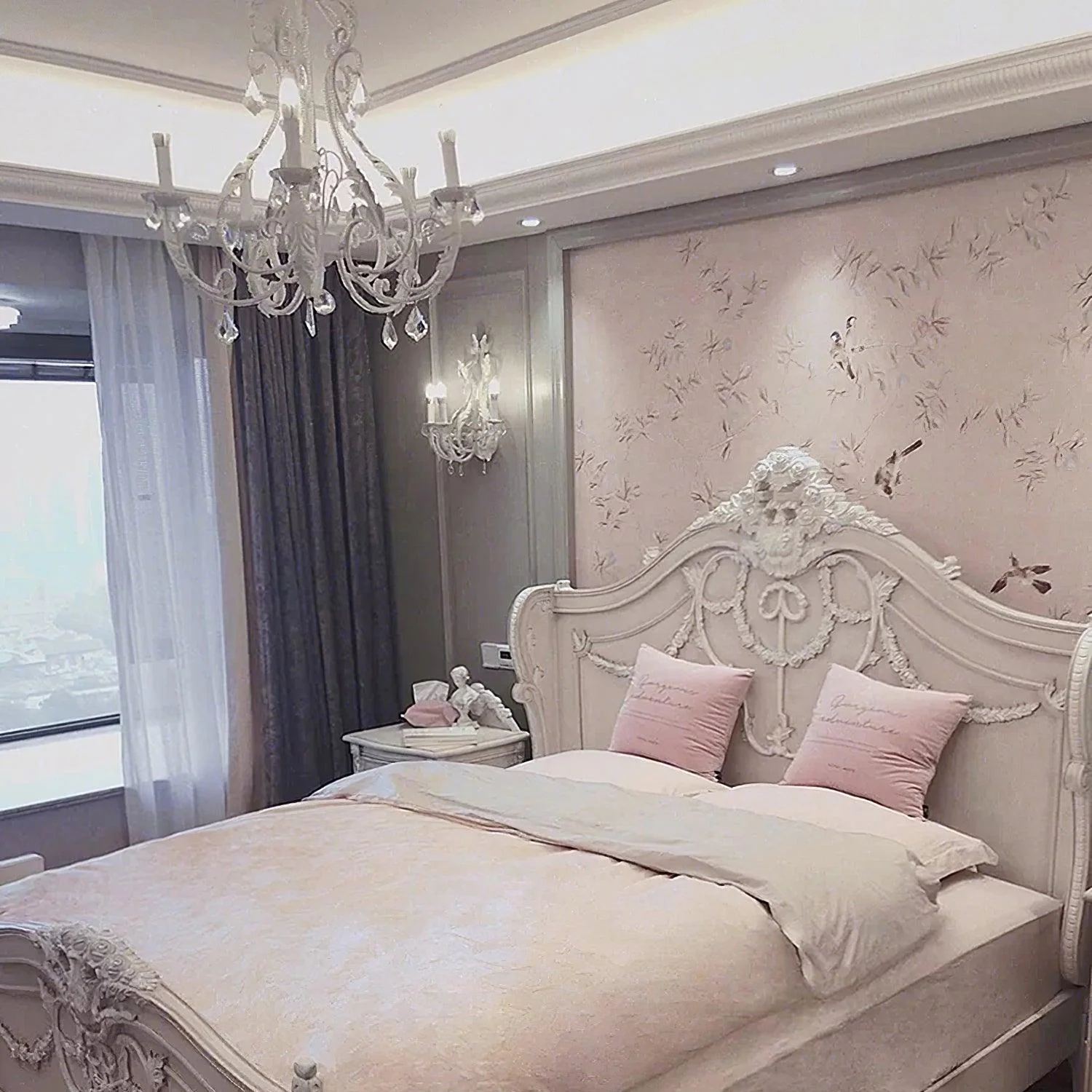Marilyn Vintage Luxury Crystal Candle Holder Chandelier Living Room Bedroom