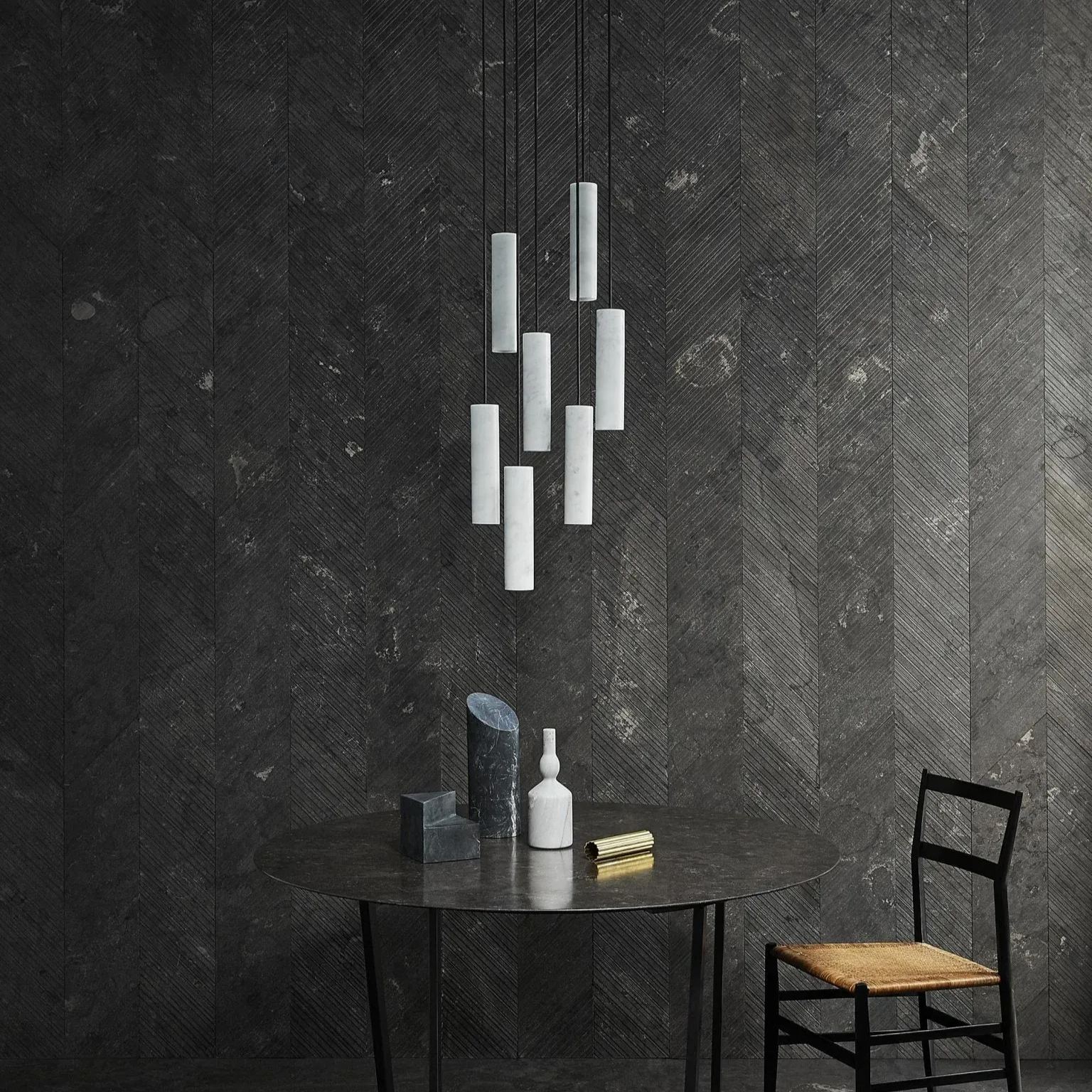 Hailie Advanced Metal Alabaster Pendant Light Dining Room Kitchen
