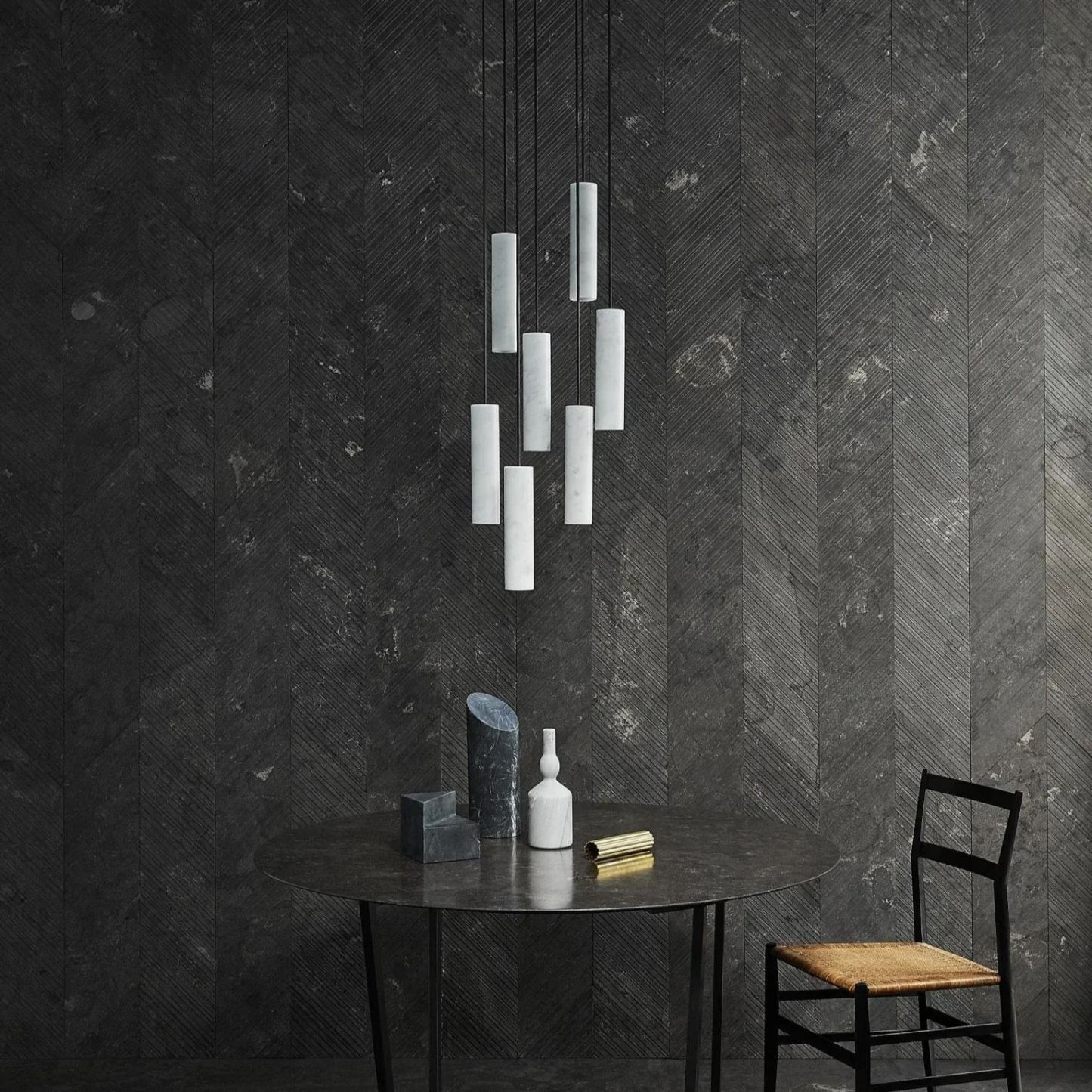 Hailie Advanced Metal Alabaster Pendant Light Dining Room Kitchen