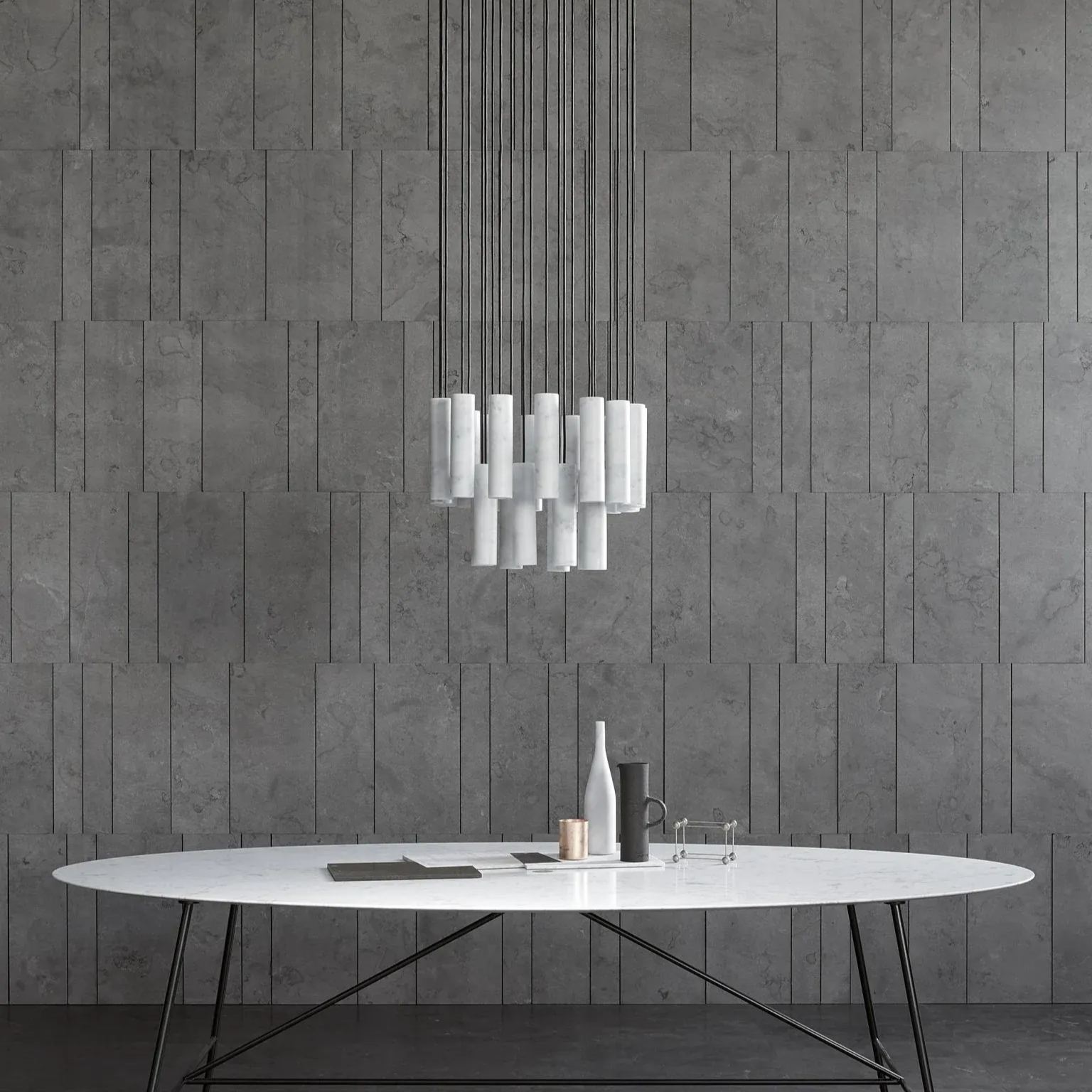 Hailie Advanced Metal Alabaster Pendant Light Dining Room Kitchen