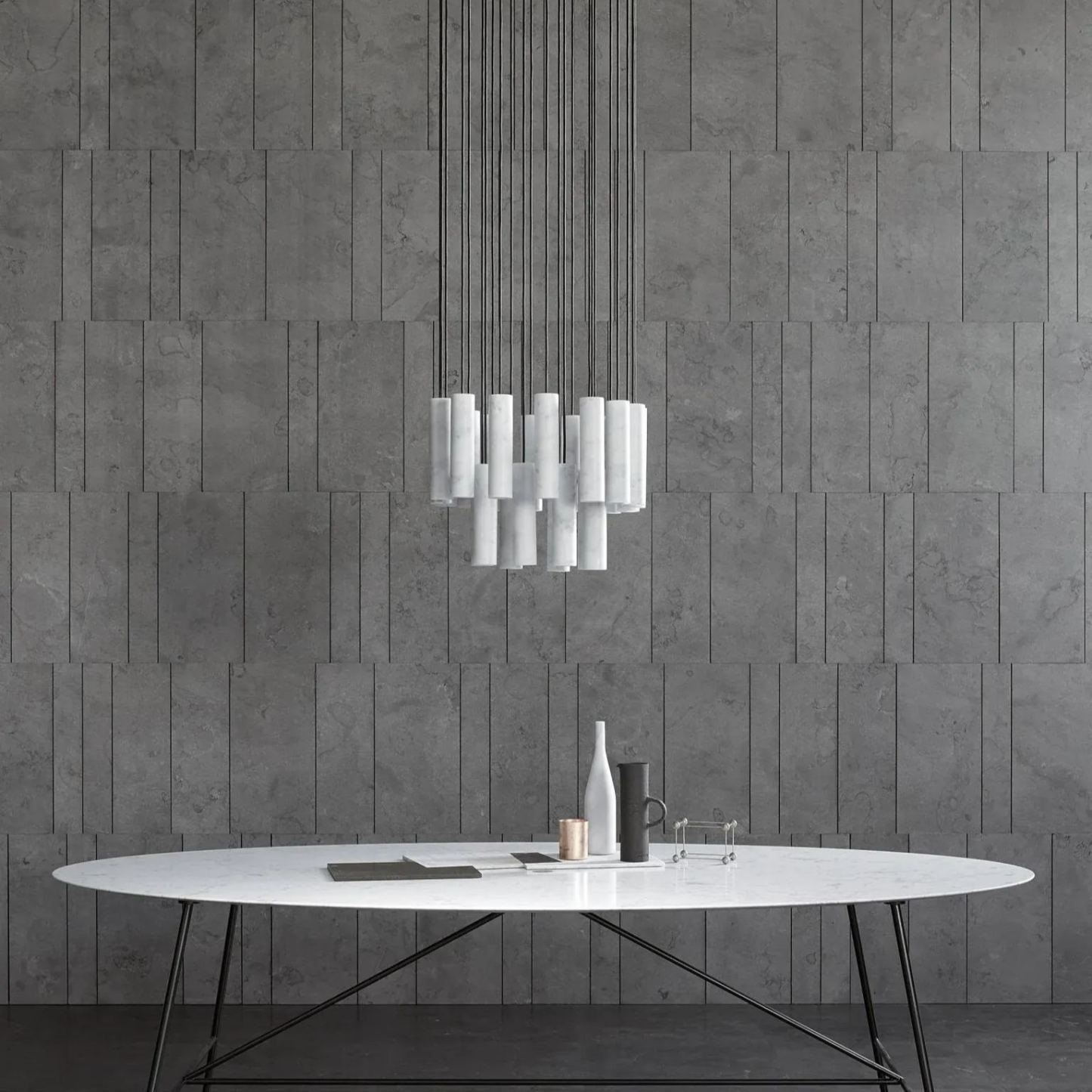 Hailie Advanced Metal Alabaster Pendant Light Dining Room Kitchen