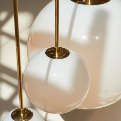 Hailie Modern Minimalism Glass Pendant Light Dining Room Bedroom