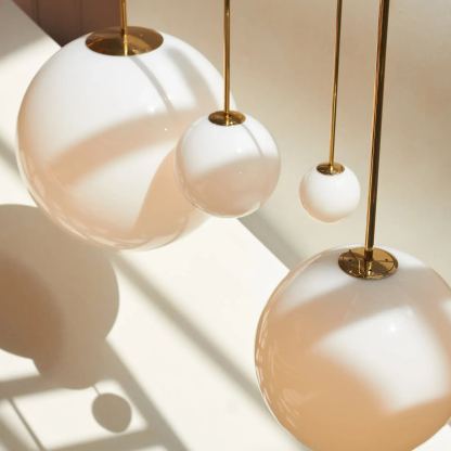 Hailie Modern Minimalism Glass Pendant Light Dining Room Bedroom