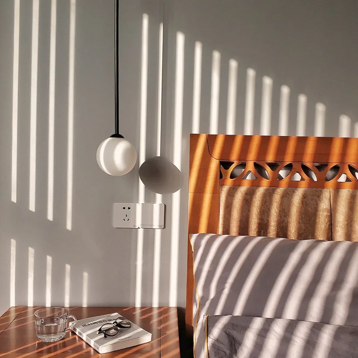 Hailie Modern Minimalism Glass Pendant Light Dining Room Bedroom