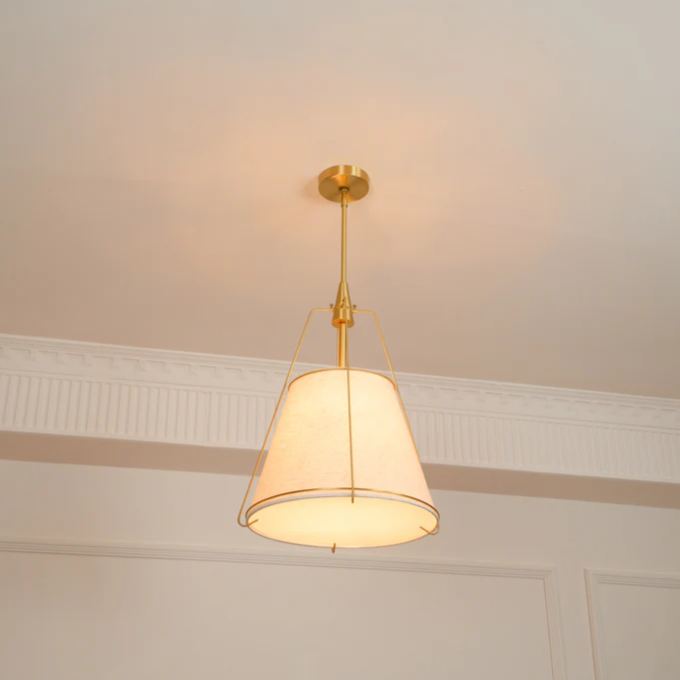 Alessio Vintage Special Metal Fabric Pendant Light Shades Dining Room