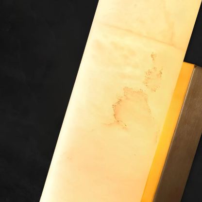 Jade Modern Urban Metal Alabaster Wall Light Bedroom Living Room