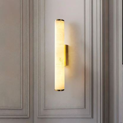 Jade Modern Urban Metal Alabaster Wall Light Bedroom Living Room