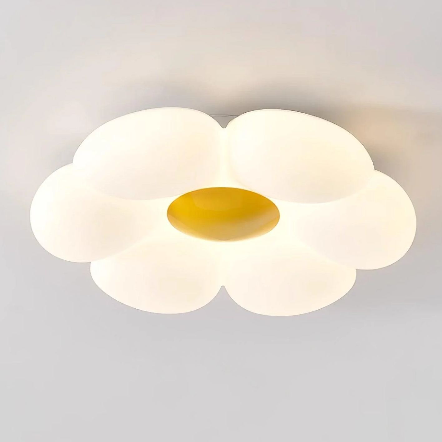 Quinn Modern Metal PE Acrylic Ceiling Light Bedroom Living Room