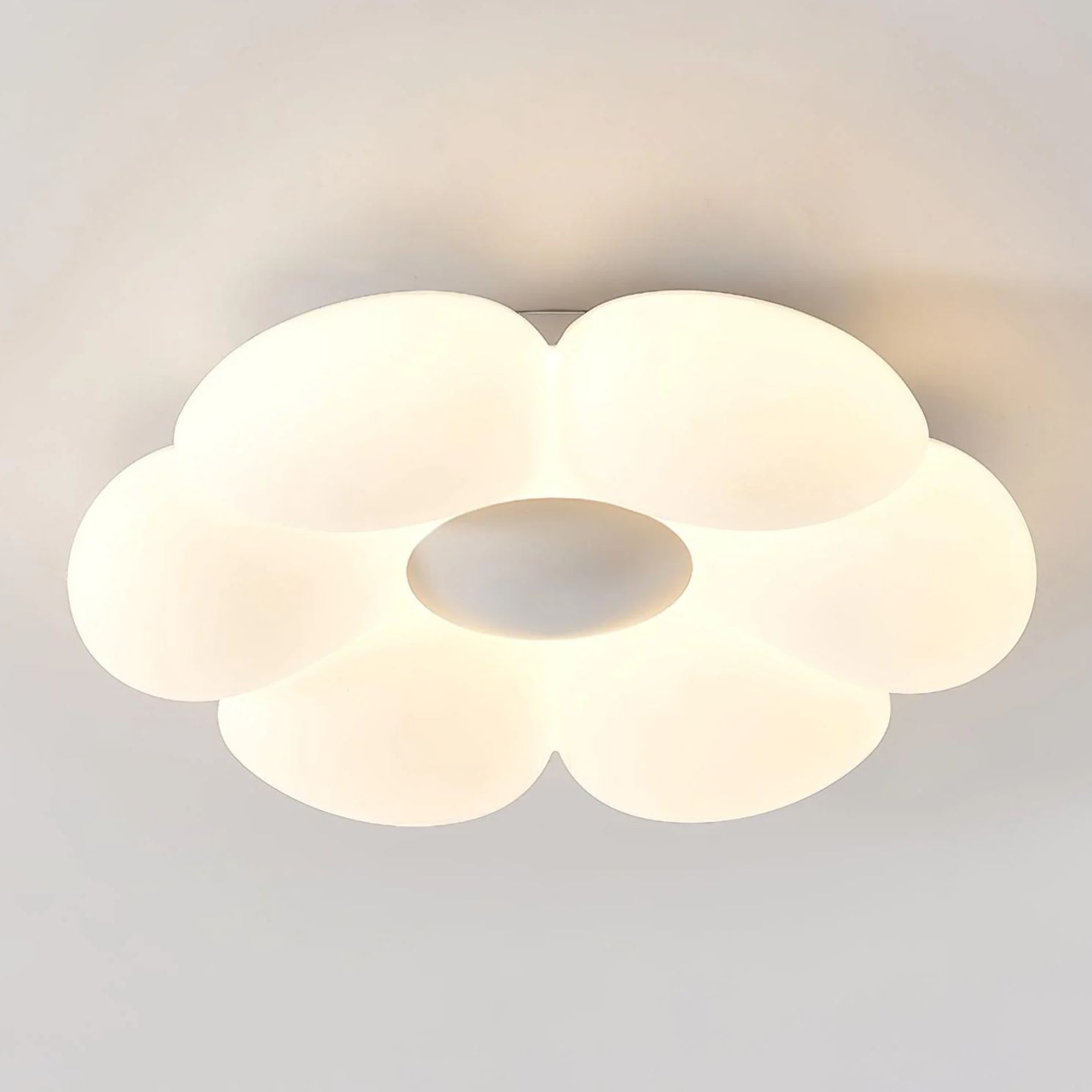 Quinn Modern Metal PE Acrylic Ceiling Light Bedroom Living Room