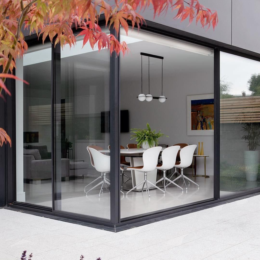 Orr Minimalism Black Metal Glass Pendant Light Bedroom Living Room