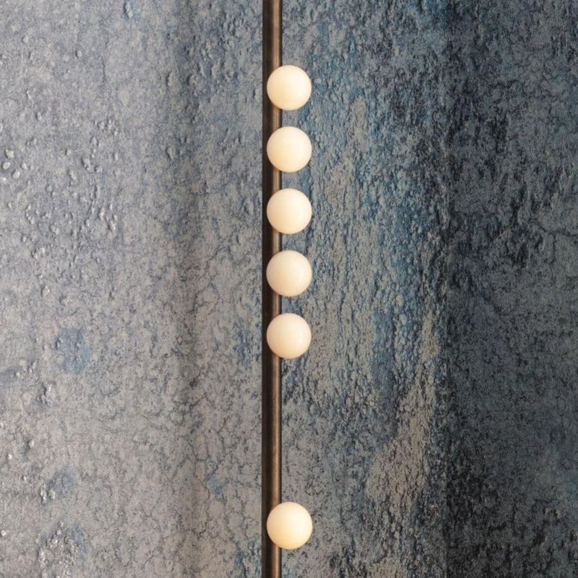 Edge Minimalism Metal Glass Wall Lamp Bedroom Living Room