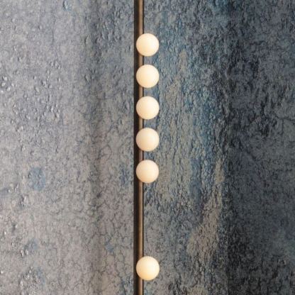 Edge Minimalism Metal Glass Wall Lamp Bedroom Living Room