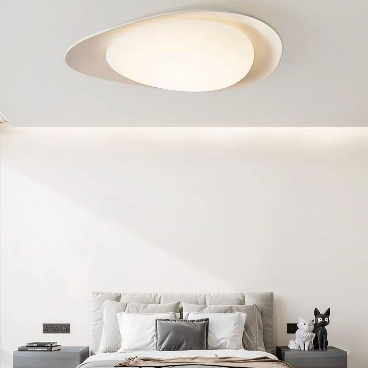 Quinn Modern Unusual Resin PE Ceiling Light Bedroom Hallway Living Room