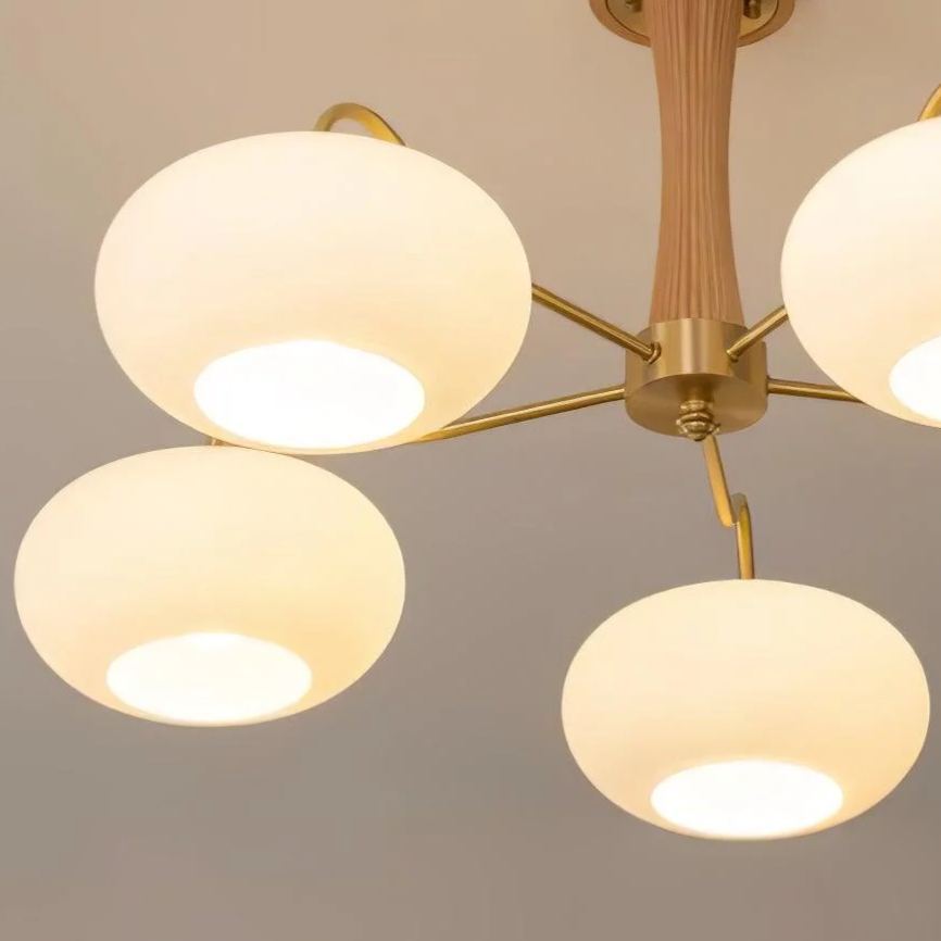 Valentina Vintage Metal Wood  Pendant Light Bedroom Living Room