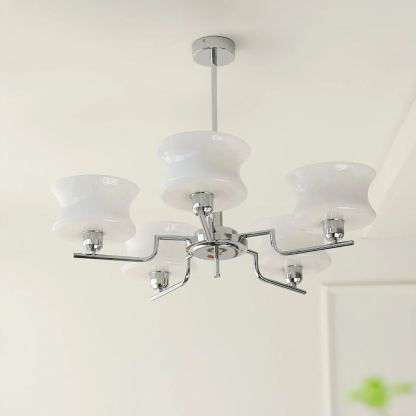 Valentina Vintage Metal Glass Pendant Light Bedroom Living Room